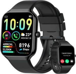 71c2RRGLIGL._AC_SL1500_.jpg Inteligentné hodinky, dámske, pánske s funkciou telefónu, 1,96" HD dotykové fitness hodinky s meraním pulzu a analýzou spánku, fitness tracker, inteligentné hodinky s viac ako 113 športovými režimami, vodotesnosť IP68,