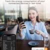 Refoss Tasmota zásuvka s meraním spotreby energie pre elektromery, zásuvka Mini ESP8266, kompatibilná s Home Assistant, ioBroker, MQTT, Domoticz, OpenHAB, ZWAVE, 16 A, 2,4 GHz