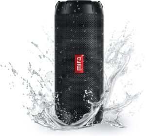71dKUCFl16L._AC_SL1500_.jpg Bluetooth reproduktor MIFA WildRod s technológiou Bluetooth 5.3, odolný proti vode a prachu podľa normy IP67, výstupný výkon 30 W, výdrž batérie 12 hodín, nabíjací port USB-C a micro SD, hudobné hry, RGB osvetlenie