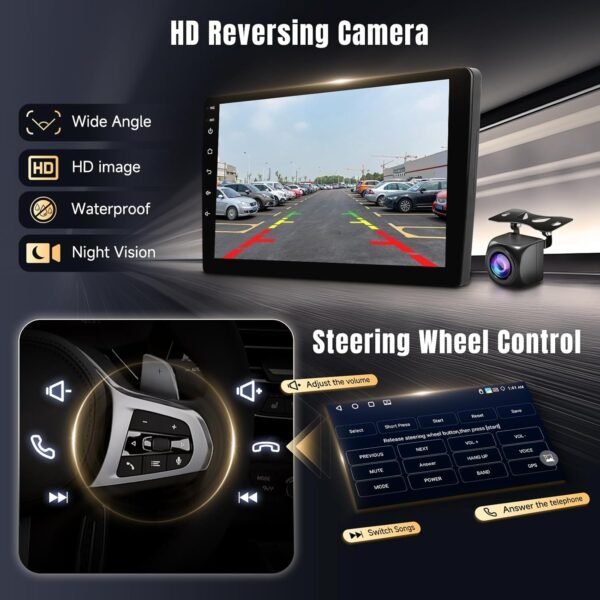 Autorádio [4G+64G] pre Peugeot 208/2008 (2012–2018), 10,1-palcový dotykový displej, autorádio s Androidom 13, CarPlay, Android Auto, BT 5.0, WiFi, GPS, RDS, FM, EQ