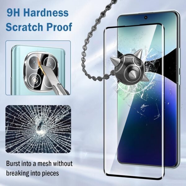 71ddaiXB1FL._AC_SL1500_.jpg 2+2 ks 3D ochranné sklo pre Xiaomi Redmi Note 14 Pro+/ Redmi Note 14 Pro Plus 5G, tvrdené sklo, ochranné sklo s otvorom pre kameru, tvrdosť 9H, ochrana proti poškriabaniu, bez bubliniek