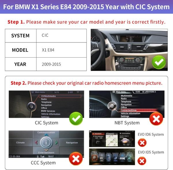 71dxtS4BkmL._AC_SL1500_.jpg Autorádio Road Top s uhlopriečkou 10,25 palca, bezdrôtové CarPlay, dotykový displej pre BMW radu X1 (séria E84) z rokov 2009–2015 so systémom CIC, podpora bezdrôtového pripojenia Android Auto/MirrorLink/navigácia