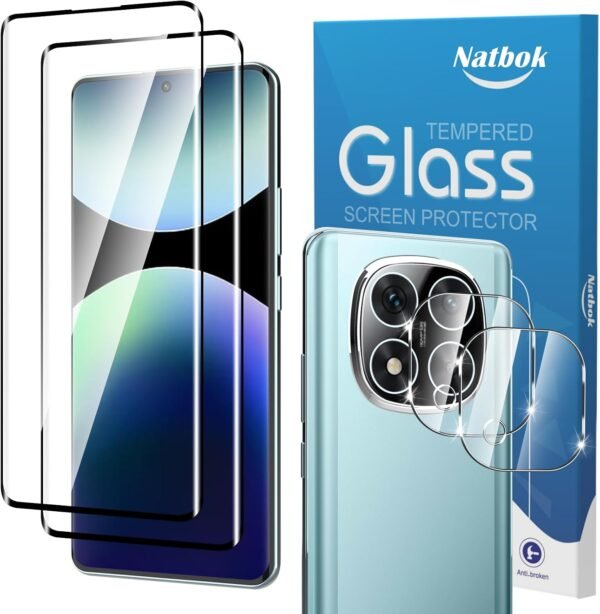 71ghAyMRMHL._AC_SL1500_.jpg 2+2 ks 3D ochranné sklo pre Xiaomi Redmi Note 14 Pro+/ Redmi Note 14 Pro Plus 5G, tvrdené sklo, ochranné sklo s otvorom pre kameru, tvrdosť 9H, ochrana proti poškriabaniu, bez bubliniek