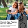 71iAtb6W5HL._AC_SL1500_.jpg Puzdro pre iPhone 11 Pro, kompatibilné s MagSafe, puzdro na mobil pre iPhone 11 Pro, tenká matná magnetická ochrana fotoaparátu s dotykovou funkciou, protišmykové, odolné proti