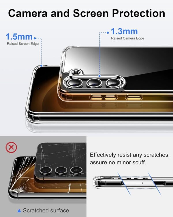 71iqOzfJNfL._AC_SL1500_.jpg HOOMIL Crystal Clear puzdro pre Samsung Galaxy S23+ Plus, protižltnúce priehľadné puzdro na mobil, odolné proti nárazom, ochranné puzdro – zelené