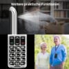 71j5i8KhnML._AC_SL1500_.jpg F1PLUS – mobilný telefón pre seniorov, skladací mobilný telefón, bez zmluvy, mobilný telefón s veľkými tlačidlami a nabíjacou stanicou, GSM Flip mobilný telefón s funkciou SOS pre núdzové volania, batéria