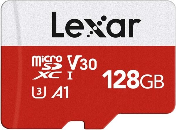71jzfUuU-6L._AC_SL1300_.jpg Pamäťová karta Lexar Micro SD 128 GB, pamäťová karta Micro SD s adaptérom SD, rýchlosť čítania až 100 MB/s, UHS-I, U3, A1, V30, C10, 4K UHD microSDXC