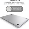 Puzdro MyGadget [matné] pre Apple MacBook Pro 15 palcov – od roku 2016 – (model: A1707 | A1990) – ochranné puzdro – modré