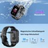 71owpQPCdWL._AC_SL1500_.jpg Inteligentné hodinky, pánske, dámske, 1,95" HD zakrivený displej, s volaním cez Bluetooth, meraním srdcového tepu/monitorovaním spánku, viac ako 112 športovými režimami, fitness hodinky, vodotesnosť IP68, krokomer,