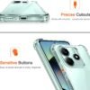 ivoler Priehľadné puzdro pre Xiaomi Redmi Note 14 5G (nie pre Redmi Note 14 4G), 1 puzdro na mobil s 2 kusmi tvrdeného skla, priehľadné nárazuvzdorné puzdro z tenkého mäkkého TPU