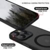71ppC7YodrL._AC_SL1500_.jpg Puzdro pre iPhone 11 Pro, kompatibilné s MagSafe, puzdro na mobil pre iPhone 11 Pro, tenká matná magnetická ochrana fotoaparátu s dotykovou funkciou, protišmykové, odolné proti