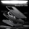 71uZlfMOOdL._AC_SL1500_.jpg JETech Puzdro pre iPhone 14 Pro Max 6,7 palca kompatibilné s MagSafe, odolné dvojvrstvové puzdro s robustnou ochranou, nárazuvzdorné ochranné tvrdé magnetické puzdro na mobil (čierne)