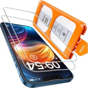 71vVrf0wQPL._AC_SL1500_.jpg TOCOL pre iPhone 13 Pro/iPhone 13 Pro – tvrdené sklo, pre iPhone 16 Pro – tvrdené sklo, samolepiace, tvrdosť 9H, odolné proti nárazom, poškriabaniu a odtlačkom prstov, bez bubliniek