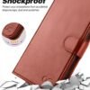 71w61KakC3L._AC_SL1200_.jpg Puzdro OCASE pre iPhone 16 Pro (2 v 1) – kožené puzdro odolné proti nárazom, odnímateľné magnetické puzdro, remienok na ruku, bezdrôtové nabíjanie, priehradka na karty, funkcia stojana, RFID ochrana proti krádeži