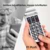 71xE9wqKcdL._AC_SL1500_.jpg F1PLUS – mobilný telefón pre seniorov, skladací mobilný telefón, bez zmluvy, mobilný telefón s veľkými tlačidlami a nabíjacou stanicou, GSM Flip mobilný telefón s funkciou SOS pre núdzové volania, batéria