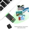 71ywMPE0d1L._AC_SL1500_.jpg KEXIN USB kľúč 256 GB 3.0, USB kľúč 3.0 256 GB, USB flash disk s LED kontrolkou (256 GB, zelený)