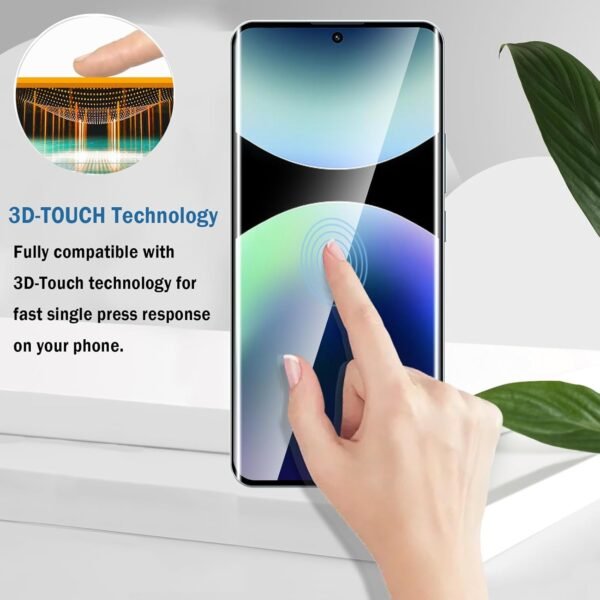 71z-SXaP8RL._AC_SL1500_.jpg 2+2 ks 3D ochranné sklo pre Xiaomi Redmi Note 14 Pro+/ Redmi Note 14 Pro Plus 5G, tvrdené sklo, ochranné sklo s otvorom pre kameru, tvrdosť 9H, ochrana proti poškriabaniu, bez bubliniek