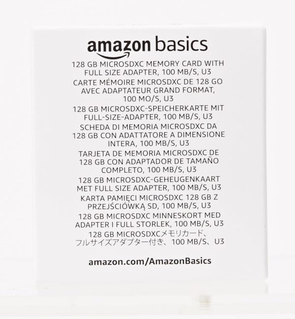 Pamäťová karta microSD Amazon Basics LSMICRO128GU3 128 GB