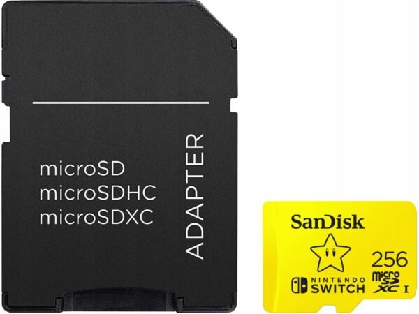 72a84c154129b5751e5e81a5119d.jpg Pamäťová karta SanDisk Nintendo microSDXC 256 GB 100 / 90 MB/s V30 U3