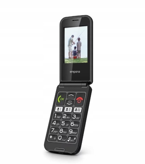 Telefón Emporia TalkGlam čierny 2.4" 2G F88 68c54