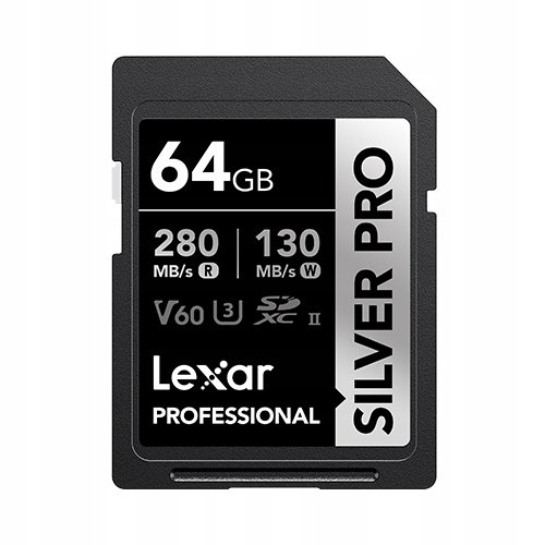 Lexar SD karta Silver Pro 64GB LSDSIPR064G-BNNAA