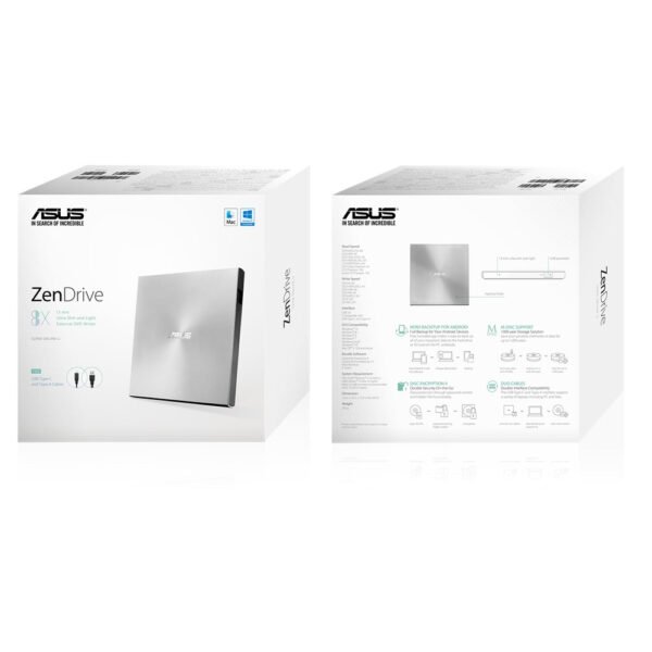 Externá DVD napaľovačka ASUS SDRW-08U9M-U