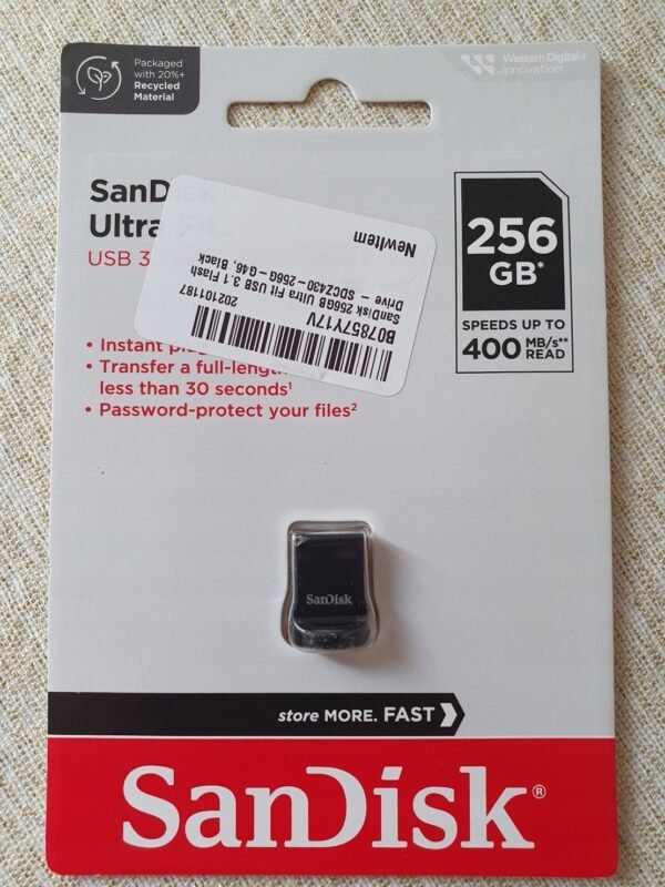 7cadba304de784c53742e5c0b449.jpg USB kľúč SanDisk Ultra Fit USB 3.1 256 GB 130 MB/s