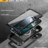 815zJKIa0yL._AC_SL1500_.jpg Lanhiem pre iPhone 16 Pro Max – magnetické kovové puzdro na mobil s ochranou fotoaparátu, stojan, robustné, odolné proti nárazom, celé telo, ochranné puzdro spĺňajúce vojenské normy, Heavy Duty Case s