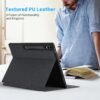 816Ow4gZqDL._AC_SL1500_.jpg EasyAcc Puzdro pre Samsung X920 Galaxy Tab S10 Ultra/Tab S9 Ultra 14,6 palca s držiakom na S Pen, tenké puzdro typu Folio Book Cover so stojanom, ochranné puzdro na tablet, nastavenie viacerých uhlov, čierne