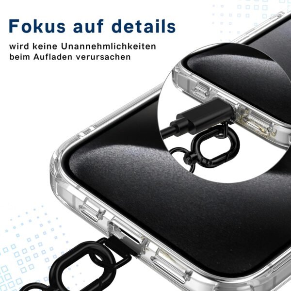 81EqHdwMyhL._AC_SL1500_.jpg Univerzálny reťaz na mobil, vhodný pre všetky smartfóny, s 2 ks univerzálnych nášiviek, remienok na mobil vhodný pre všetky štandardné puzdrá na mobil (tmavozelená)
