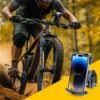 AiQInu Držiak na mobilný telefón na riadidlá bicykla, držiak na mobilný telefón na motocykel, držiak na smartfón na bicykel, držiak na telefón na bicykel, príslušenstvo na motocykel, univerzálny držiak na riadidlá pre iPhone