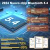 81IlmFtzfVL._AC_SL1500_.jpg Bluetooth slúchadlá, bezdrôtové slúchadlá 2025, Bluetooth 5.4, slúchadlá do uší so 4 mikrofónmi a funkciou ENC Noise Cancelling, výdrž 48 hodín, Hi-Fi stereo, vodotesnosť IP7, slúchadlá na jogu / cestovanie / prácu