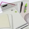 Kangaro Priehľadný technický kresliaci papier/milimetrový papier DIN A4, 24 strán, 80 g/m², papier s 1 listom s oranžovou mriežkou 1/5/10 mm, K-770300