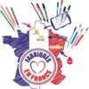 81W8FmBLFwL._AC_SL1500_.jpg Permanentný fix BIC Marking 2000, červený, balenie po 12 ks, vodovzdorné pero vhodné aj na kartón, plast a drevo, s okrúhlou špičkou, šírka čiary: 1,7 mm