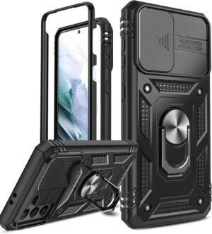 81bMQZbLdEL._AC_SL1500_.jpg LeYi Puzdro pre Samsung Galaxy S21 5G – posuvné puzdro na fotoaparát, kryt na mobil (bez ochranného skla), hybridná ochrana fotoaparátu, ochranné puzdro, vojenský štandard, outdoorové puzdro, kovový krúžok