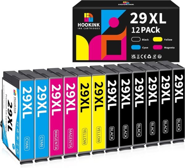 81koFKxfX7L._AC_SL1500_.jpg Multipack 29XL náplní do tlačiarne kompatibilných s Epson 29 XL pre modely Expression Home XP-342, XP-332, XP-442, XP-245, XP-352, XP-345, XP-445, XP-235, XP-455, XP-435, XP-432, XP-335 (balenie 12 ks)