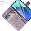 81nIHstWHOL._AC_SL1500_.jpg AROYI Kožené puzdro kompatibilné s Xiaomi Redmi Note 13 4G (nie je vhodné pre 5G) – puzdro a ochranná fólia, peňaženkové puzdro na mobilný telefón, kožená taška, priehradky na karty, ochranné puzdro kompatibilné