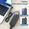 65 W nabíjací kábel a sieťový adaptér pre notebooky HP Pavilion x360 11, 14, 15, Envy x360 13, 15, 17, Elitebook 840, 850, G3, G4, ProBook 450, 650, G5, G6, Spectre X2, nabíjačka pre PC 19,5 V, 3,33 A, 4,33 A, 4,5 × 3,5, 0