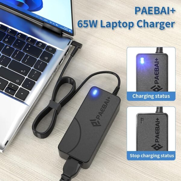 65 W nabíjací kábel a sieťový adaptér pre notebooky HP Pavilion x360 11, 14, 15, Envy x360 13, 15, 17, Elitebook 840, 850, G3, G4, ProBook 450, 650, G5, G6, Spectre X2, nabíjačka pre PC 19,5 V, 3,33 A, 4,33 A, 4,5 × 3,5, 0