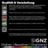 SIGNZ Obaly na prospekty (DIN A4, hrúbka 80 µm), 100 ks, priehľadné, s neutrálnou uhlíkovou stopou, vyrobené v Nemecku