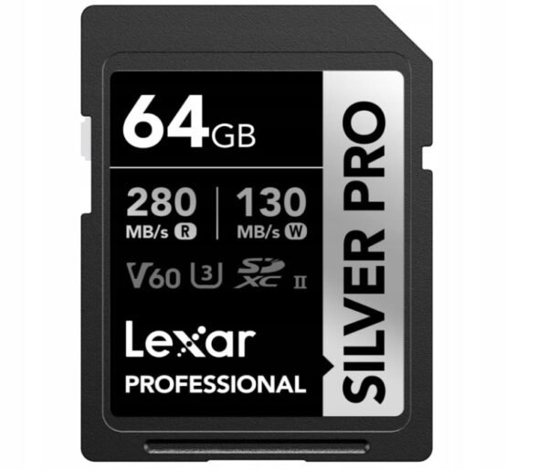 Lexar SD karta Silver Pro 64GB LSDSIPR064G-BNNAA