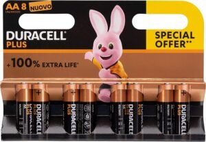 91Hgt9gohnL._AC_SL1500_.jpg Duracell – Plus AA Stilo alkalické batérie, balenie po 8 ks, 1,5 V, LR6, MN1500