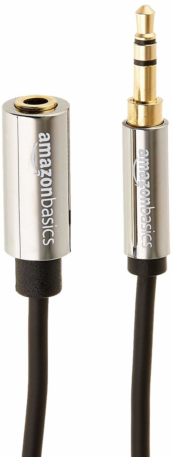 936636b34d6b9dfd6edc67c12c73.jpg AmazonBasics AZ35MF02 audio kábel 3,6 m 3,5 mm Čierny, Strieborný
