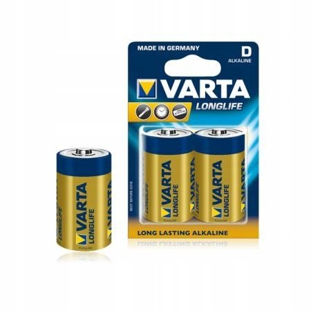 96493c7147aca8f4d657e27b6b5a.jpg Alkalická batéria longlife Varta D (R20) blister 2 ks