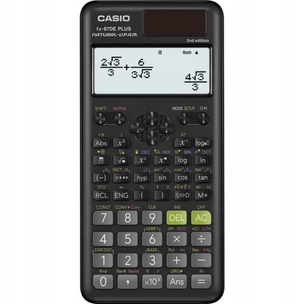 9ac784ff49b794ed78211d5c03be.jpg Kancelárska, vedecká kalkulačka CASIO FX-87DE