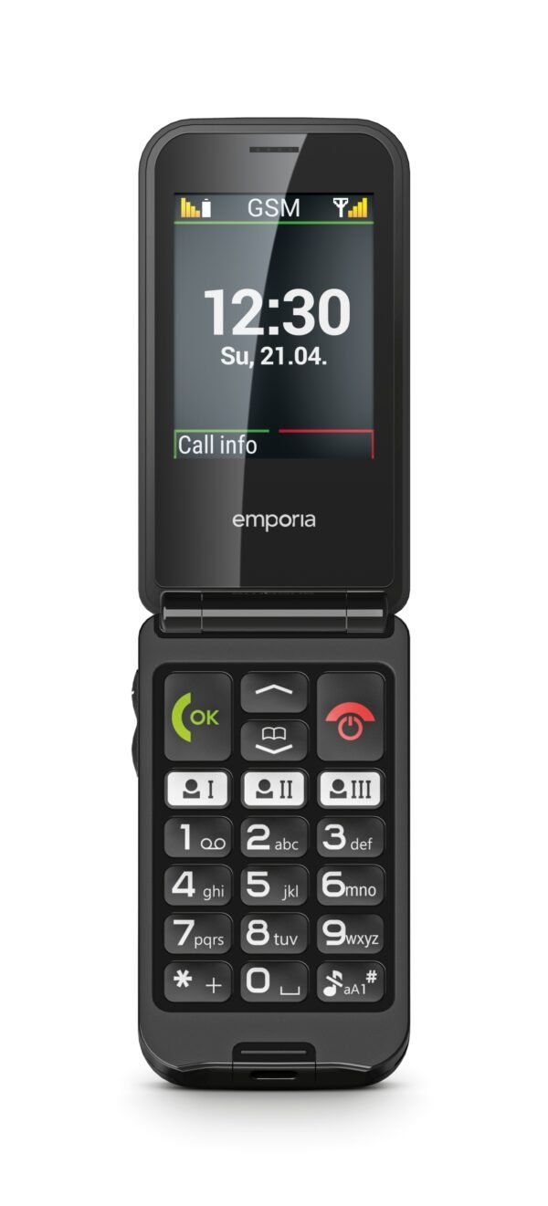 Telefón Emporia TalkGlam čierny 2.4" 2G F88 68c54