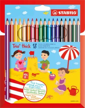 a1b6dbe548688dd43e19fbe529c0.jpg Farbičky Jumbo STABILO Trio hrubé trojuholníkové 18 farieb