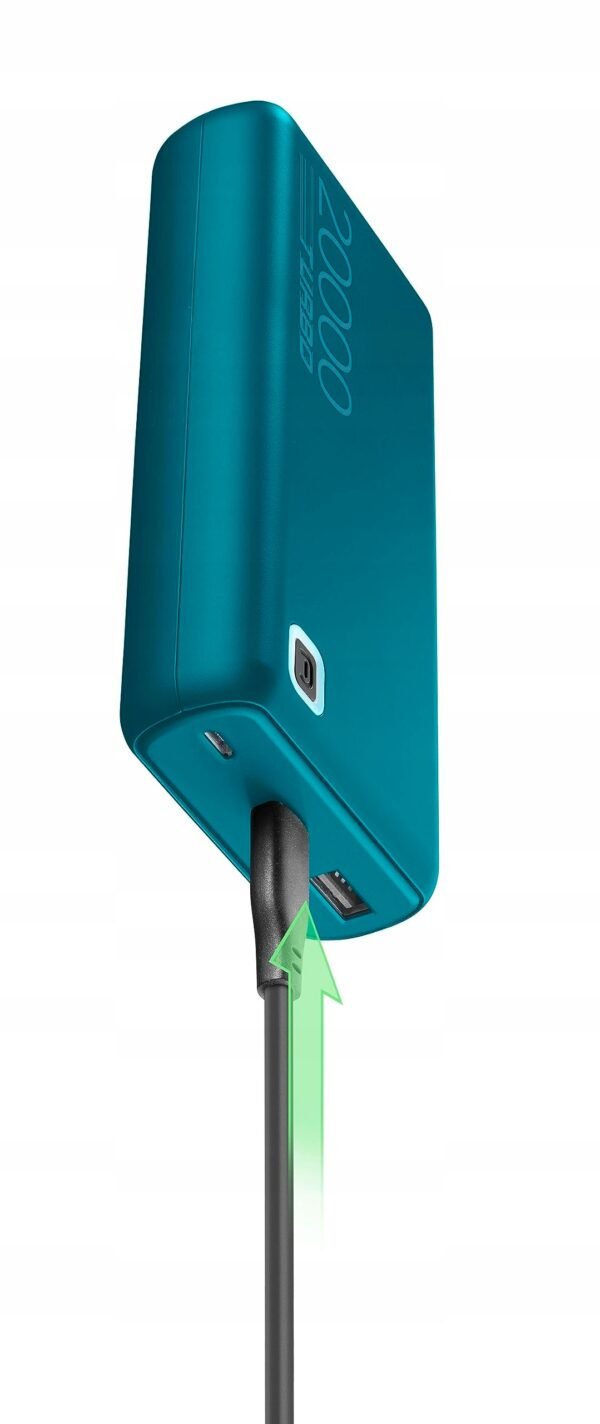 Powerbank CellularLine S.p.A. 20000 mAh, zelený