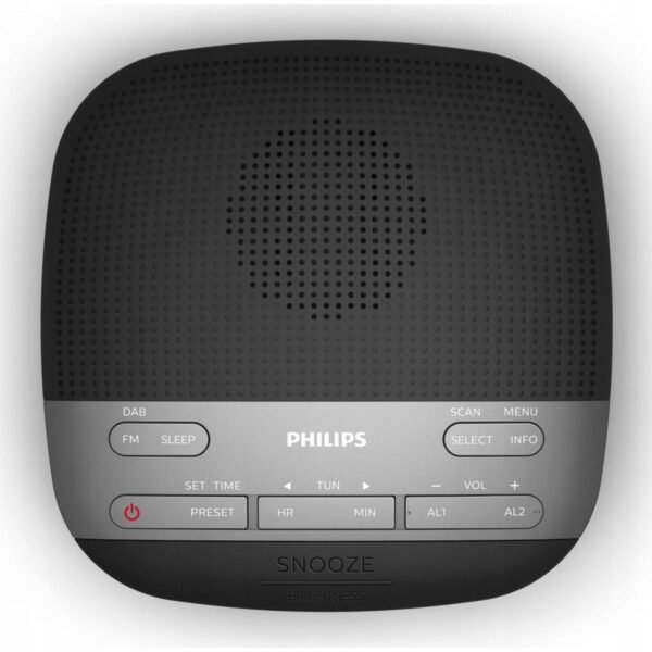 Rádiobudík s DAB+/FM rádiom a LCD displejom, duálny alarm Philips TAR3505