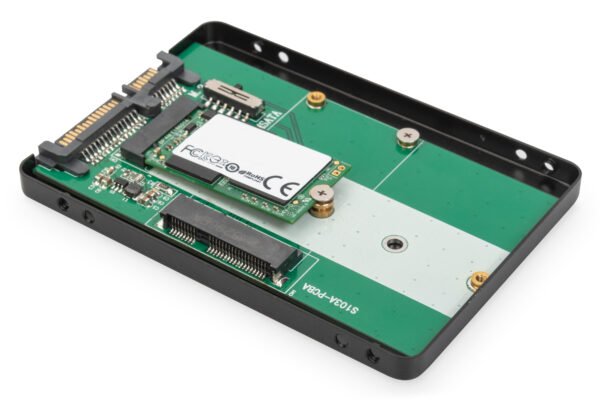 Adaptér pre pevný disk SATA M.2 alebo mSATA Digitus DA-71118